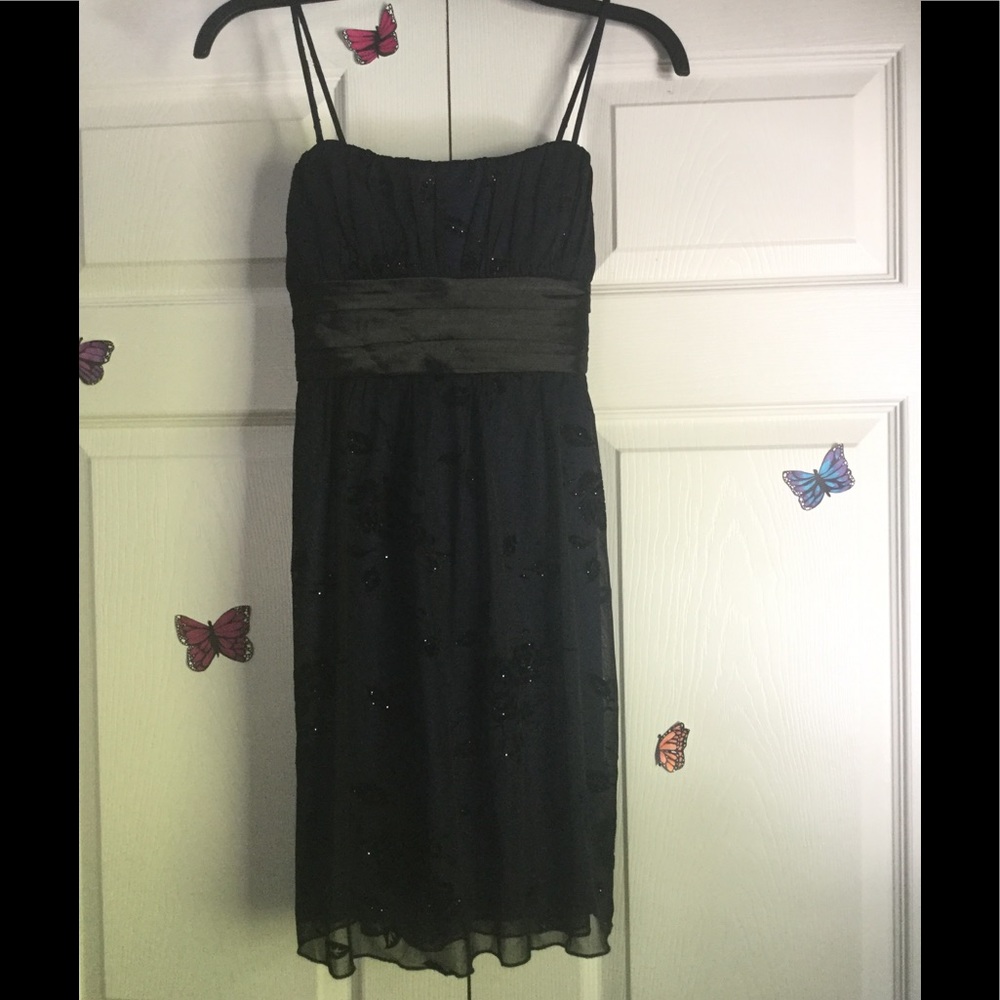 Navy prom dress